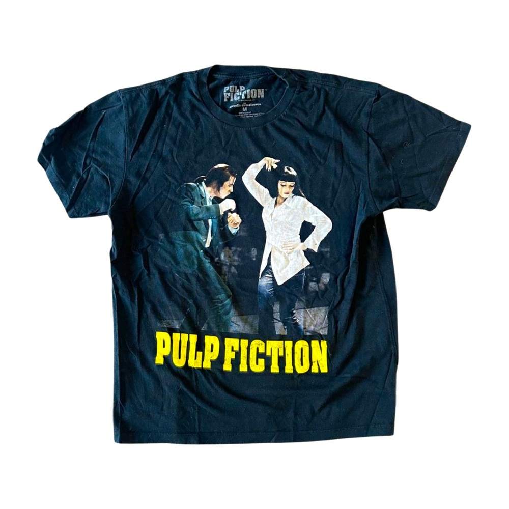 Pulp Fiction Mia & Vincent Dance Scene Graphic Tee | Size M | Goodie Two Sleeves